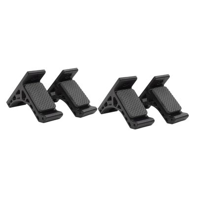 Sosoport 2pairs Archery Hunting Bow Storage -Mounted Bow Display Stand Adhesive Hanger for Girls Hair
