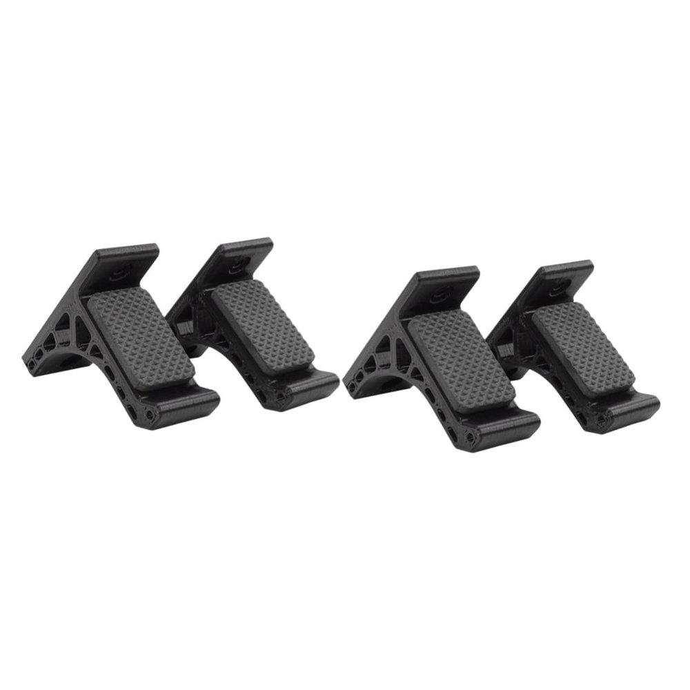 Sosoport 2pairs Archery Hunting Bow Storage -Mounted Bow Display Stand Adhesive Hanger for Girls Hair