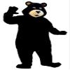 FurryMascot Black Bear Mascot Costume Adult Size Mascotte Mascota Carnival Party Cosplay Costume Suit view 1