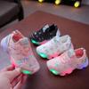 Baby First Walking Shoes Kid Led Shoes Trainers Slip on Waves Shoes Boys Girls Cotton Mesh (Pink, 10 Little Child) view 2
