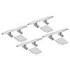 uxcell Boat Cleat Open Base 8 Inch, 4 Pcs 316 Stainless Boat Steel Dock Cleat, Mooring Accessories, Include Installation Screws view 1