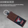 Fadi Sports Premium Jiu Jitsu Belt Keychain - BJJ Gi Belt key Chain for Martial Arts Fans - Ideal for Collections & Gifts (Brown) view 3