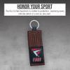 Fadi Sports Premium Jiu Jitsu Belt Keychain - BJJ Gi Belt key Chain for Martial Arts Fans - Ideal for Collections & Gifts (Brown) view 4