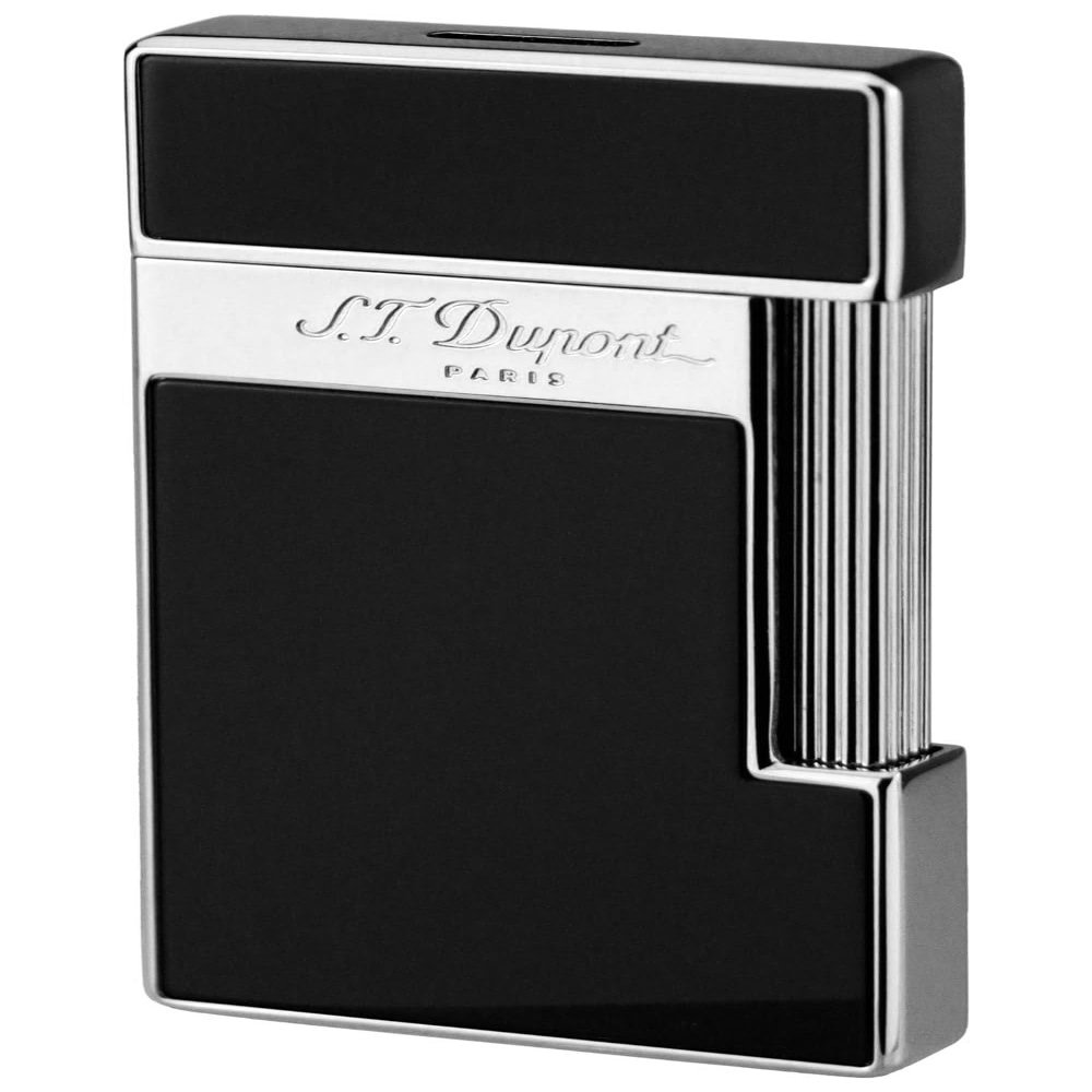 ACCENDINO S.T. DUPONT BQ SLIMMY BLACK/CHROME ART 028001