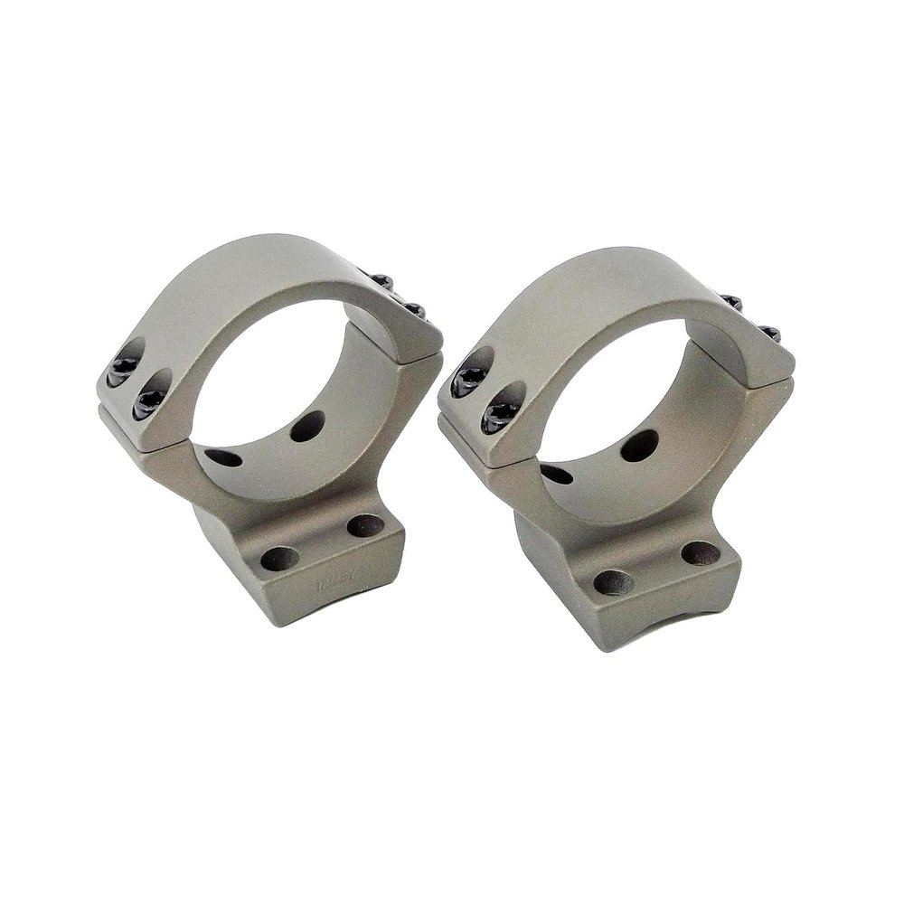 Talley X-Bolt Scope Mounts - SB930735 1" Tube Diameter Low Smoked Bronze Mounting Rings - F .440", R .515" Height - Compatible with Browning X-Bolt Rifles