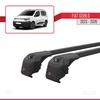 acpar Compatible with Fiat Doblo 3 2023-2025 ACE-2 Car Roof Rack Cross Bar Black Aluminium 2 Bars view 4