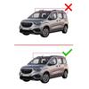 acpar Compatible with Opel Combo E Life 2023-2025 ACE-2 Car Roof Rack Cross Bar Black Aluminium 2 Bars view 3