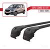 acpar Compatible with Opel Combo E Life 2023-2025 ACE-2 Car Roof Rack Cross Bar Black Aluminium 2 Bars view 4