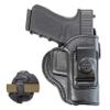 Maxx Carry Multi-Carry 4-Way OWB and IWB Premium Leather Gun Holster fits G 19 (GEN 1 - GEN 4) |G 19X 23 32 | S&W M&P Shield 2.0 | Ruger Security 9, SR9c, SR40c | SIG P239, P250 Subcompact view 1