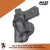 Maxx Carry Multi-Carry 4-Way OWB and IWB Premium Leather Gun Holster fits G 19 (GEN 1 - GEN 4) |G 19X 23 32 | S&W M&P Shield 2.0 | Ruger Security 9, SR9c, SR40c | SIG P239, P250 Subcompact view 2