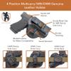 Maxx Carry Multi-Carry 4-Way OWB and IWB Premium Leather Gun Holster fits G 19 (GEN 1 - GEN 4) |G 19X 23 32 | S&W M&P Shield 2.0 | Ruger Security 9, SR9c, SR40c | SIG P239, P250 Subcompact view 3