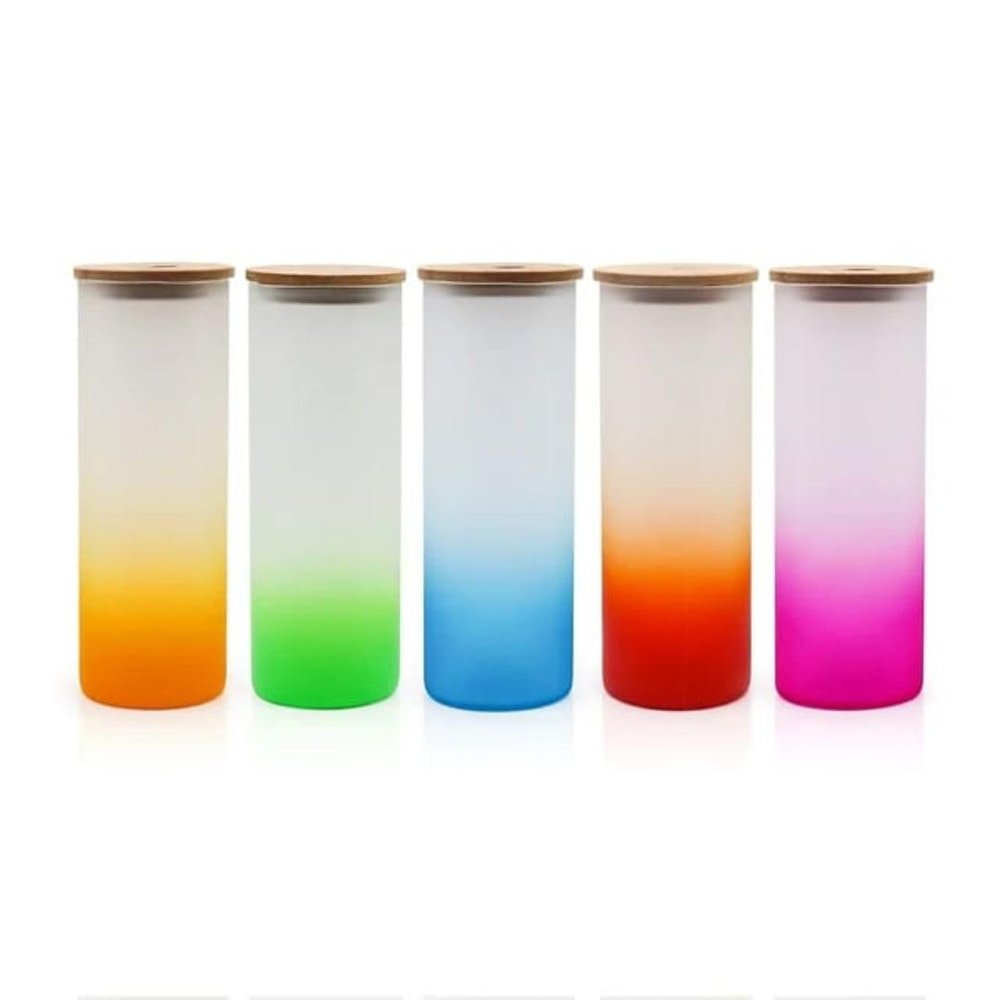 5 unidades Tumblers esmerilados de colores especiales para sublimacion,especial para viajes, regalos, te, beverages, de 25 onz