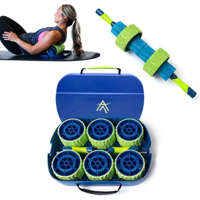 Pinnacle TRS Massage Roller - Modular Portable Muscle Roller for Sore Muscles and Easy Full Body Adjustments