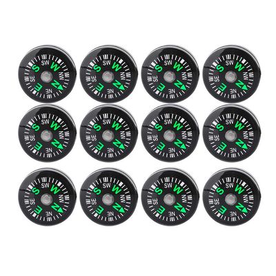 EBTOOLS 20mm 12pcs Mini Pocket Oil Filled, Small Liquid Filled Mini Lightweight for Hiking Boating Survival Bracelets