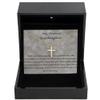 CrystalGoldCrossNecklace LuxuryBox 12057379 view 1