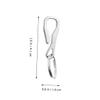 Sosoport 6pcs Stainless Steel Keyring Hooks Keychains Clip Carabiner Buckle Ring for Backpack DIY Accessories view 4