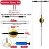 Double-End Punching Bags Wall Mount Boxing Bag Kit, Inflatable Reflex Bag, Speed Bag Hanging Boxing Equipment for Home Gym 32in Adjustable Cords, Stress Relief Exercise Equipment Boxing Striking (Col view 3