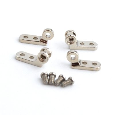 SBTRKT 10 Sets of 3mm Wide Glasses Hinges, Suitable for Traveler Plastic Frames, Hinges for Glasses Repair, Universal Hinges for Round Glasses