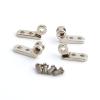 SBTRKT 10 Sets of 3mm Wide Glasses Hinges, Suitable for Traveler Plastic Frames, Hinges for Glasses Repair, Universal Hinges for Round Glasses view 1