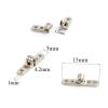 SBTRKT 10 Sets of 3mm Wide Glasses Hinges, Suitable for Traveler Plastic Frames, Hinges for Glasses Repair, Universal Hinges for Round Glasses view 2