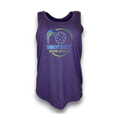 Women's Dri-Fit Racerback Tank Top | Lightweight & Comfortable Active Pickleball Shirt (US, Alpha, Large, Regular, Regular, Purple)
