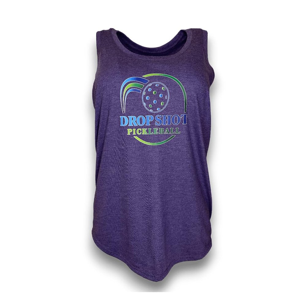Women's Dri-Fit Racerback Tank Top | Lightweight & Comfortable Active Pickleball Shirt (US, Alpha, Large, Regular, Regular, Purple)
