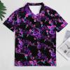 Colorful Music Note Women's Short Sleeve Polo Shirts Casual Collared T-Shirts Golf Shirts Sport Blouses Tops 2XL view 4