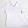Soccer Goal and Croatia Flag Women's Short Sleeve Polo Shirts Casual Collared T-Shirts Golf Shirts Sport Blouses Tops XL view 3