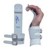 QALARO Double Buckle Power Leather Grips for Girls Gymnastics | Dowel Grips, 4" White Wristbands | Gymnastics Grips for Girls | Youth Bar Grips | Gymnastics Gloves view 4