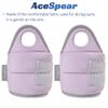 AceSpear Wrist Weights with Thumb Loops Lock for Men Women 1lb*2 2lbs*2 3lbs*2 Ankle Weights Weighted Gloves for Running Strength Training Walking Exercises (Purple, 1 lb x 2) view 4