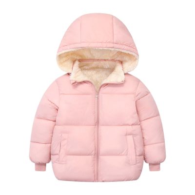 1 to 6 Years Children Fashion Coat Kids Baby Warm Girls Boys Cartoon Winter Warm Fleece Jackets (Hot Pink, 18-24 Months)
