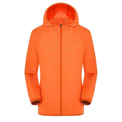 Flannel Jackets For Men, Men'S Windbreaker Jacket Lightweight Water-Resistant Windbreakers Men. Sherpa Jacket Raincoat Mens Light Weight Jacket Golf Rain Jacket Pullover (S, Orange)