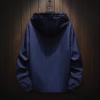 Men'S Jacket, Rain Windbreaker Lightweight Pullover For Hiking Golf Running Mens Jacket Men Travel Waterproof Black Bomber Jacket Fashion Large Security Jackets Coats (XXL, Dark Blue) view 3