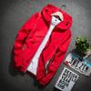 Men Jacket, Rain Windbreaker Lightweight Shell Raincoat With Hood For Golf Hiking Travel. Suit Jacket Packable Waterproof Raincoats Mens Jackets Men'S Coats Jacket Work (5XL, Red) view 2