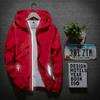 Men Jacket, Rain Windbreaker Lightweight Shell Raincoat With Hood For Golf Hiking Travel. Suit Jacket Packable Waterproof Raincoats Mens Jackets Men'S Coats Jacket Work (5XL, Red) view 3