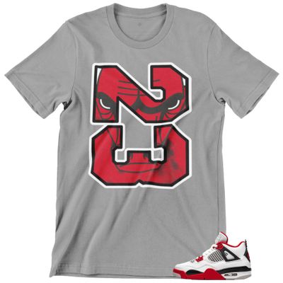 T Shirt to Match Artwork Inspired by Colors from Jordans Black Red White 1 2 3 4 5 6 7 8 9 10 11 12 13 Men's Graphic Tee