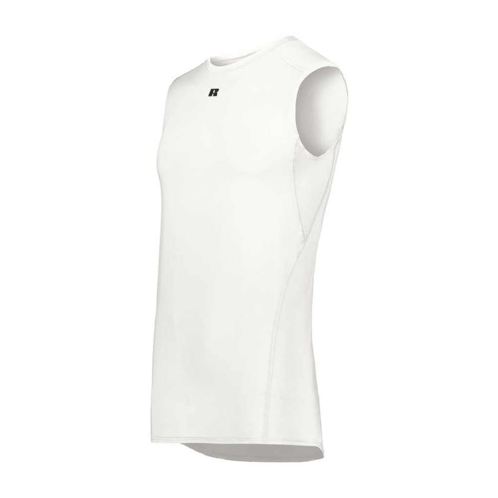 Russell Athletic Sleeveless Compression Tank White 3XL