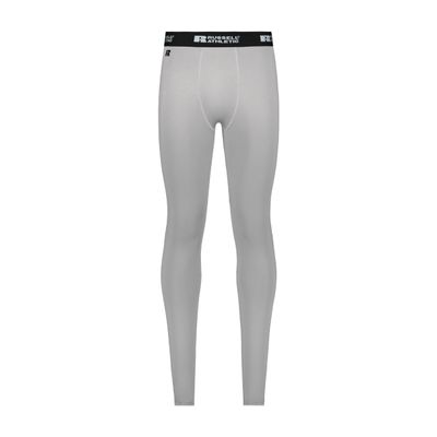 Russell Athletic Compression Full Length Tight Grid Iron Silver S
