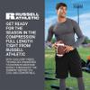 Russell Athletic Compression Full Length Tight Grid Iron Silver S view 2