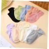 CHILDWEET 12pairs Women Low Cut Cotton Socks Sweat Breathable Seamless Design for Running Cushioned Heel to Prevent Slipping view 3