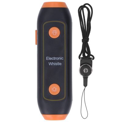 Electronic, Loudest 3 Tones High Volume Handheld Whistle for Referees Training, with Lanyard, Clean for Using, ABS Material (Orange)
