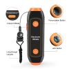 Electronic, Loudest 3 Tones High Volume Handheld Whistle for Referees Training, with Lanyard, Clean for Using, ABS Material (Orange) view 2