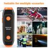 Electronic, Loudest 3 Tones High Volume Handheld Whistle for Referees Training, with Lanyard, Clean for Using, ABS Material (Orange) view 3
