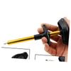INOOMP Portable Fishing Hook Detacher Tool T-Type Aluminum Extractor for Freshwater Saltwater One-Handed Operation Random Color view 2
