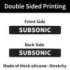 12 Pack Miaozhun Subsonic Magazine Marking Bands Subsonic Ammunition Caliber Identification (Black-White) view 2