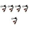 VANZACK 5pcs Leather String Bowstring Installation Tool and Leather Accessory for Easy String Replacement and Alignment Compatible Longbows and Traditional Bows view 1