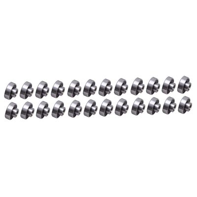 VANZACK 24pcs Rolling Bearings High Speed Integrated Skateboard Wheel Bearing for Smooth Skating Low Noise and High Load Capacity for Skateboard Roller Skating and Scooters