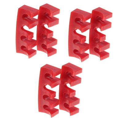 VANZACK 6pcs Badminton Racket Stringing Accessories Stringing Machine Tools Racket Load Spreaders