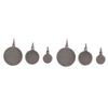 VANZACK 2sets Heavy Duty Targets for Shooting Stainless Steel Targets Rounded Edges Safe for Outdoor Use 3pcs*2 view 1