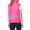 TopTie Volunteer Supermarket Uniform Safety Vest Activity Event Vest with Reflective Stripes-Black-3XL view 2